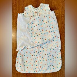 Halo Kids Sleep Sack - White with Multicolor Dots